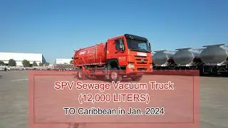 SPV Sewage Vacuum Truck to Caribbean in Jan, 2024