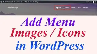 How to Add Image Icons With Menus in WordPress | WordPress Menu Image Plugin
