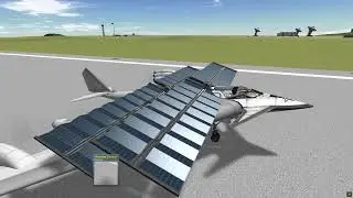 YAKITSIZ UÇAK GÜNEŞ ENERJİLİ ELEKTRİK MOTORLU  - Kerbal Space Program
