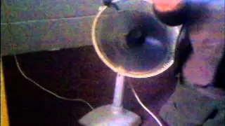 Smashing a Vintage Super 12' Desk Fan (2010)