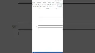 MS Word Trick To Draw Lines Without Selecting a Shape