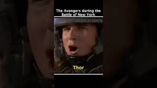 THE AVENGERS During The BATTLE OF NEW YORK | MARVEL Movie MEME