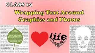Wrapping Text Around Graphics and Photos in Illustrator CC || AI Class 19