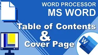 MS Word | Table of Contents & Cover Page
