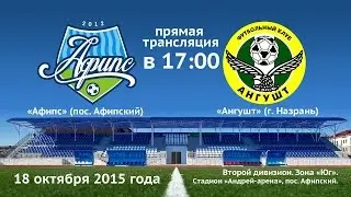 Футбол. Второй дивизион. Зона «Юг». «Афипс» — «Ангушт». 18.10.2015