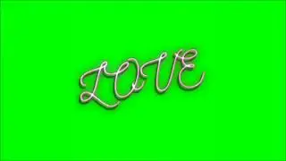 neon light effect green screen video