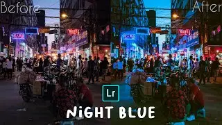 Tutorial Edit Foto Night Blue Tone - LIGHTROOM MOBILE TUTORIAL INDONESIA