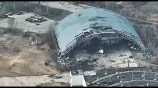 Так выглядит аэродром Гостомель под Киевом сейчас