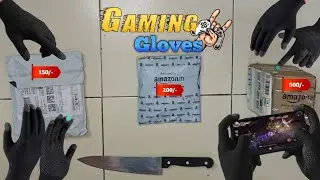 Gaming Gloves 🧤 Unboxing & Review 📸 Video 💯🔥....