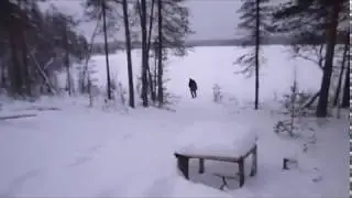 пробиваемся на первую рыбалку