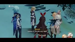 Genshin Impact - Bennet Falls down with Bad luck