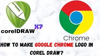 How to make Chrome logo in corel draw? Make Google Chrome logo in corelDRAW  in very easy way