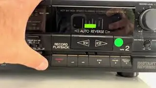 REALISTIC SCT-84 Auto Reverse Stereo Cassette Tape Deck | For Parts