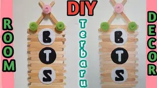 #DIY ROOM DECOR||Stik es krim||BTS