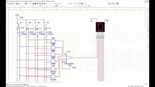 02. HEX to 7 Segment Display  in Multisim