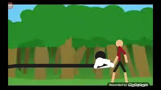 long horse stickman horror animation