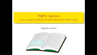 LaTeX tutorial-3 of 7- How to add tables, lists and figures in technical document
