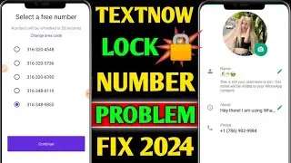 Textnow is unavailable in your country 2023 | TextNow & 2nd line lock 🔒 number problem fix 2023