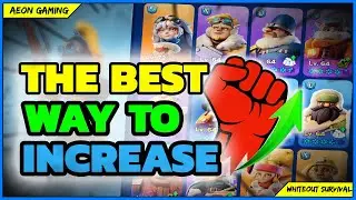 Want to get Strong Fast? Here are The 5 best Ways to Increase Power in Whiteout Survival |Quick Tips