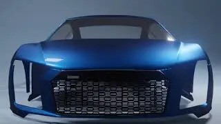 Blender Eevee - Audi R8 V10 Plus Trailer Made In Blender #B3d #blender3D #blender2.8