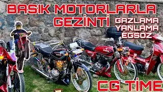 CG TİME BASIK MOTORLARLA GEZİNTİ GAZLAMA YANLAMA DOLU VİDEO 