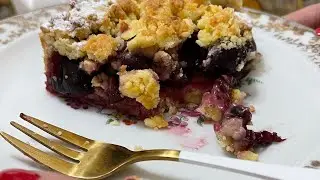 Tarte aux cerises simple et facile a faire والبنة ما نحكيلكمش روووعة👍👍