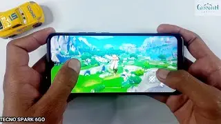 Tecno Spark 6 Go Test Game | Genshin Impact, Mediatek Helio A20, 4Gb Ram