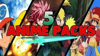 Top 5 Minecraft ANIME PvP Resource Packs [Minecraft 1.7/1.8 Texture Packs] - 2015 [HD]