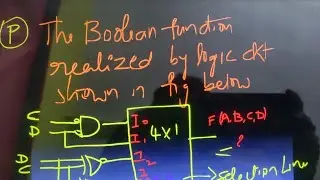 Short Cut Trick to Find Boolean Expression Using MUX||DLD@gmktutorials9914