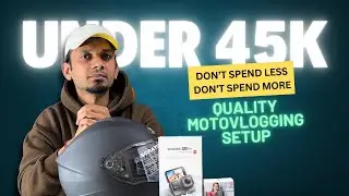 Setting up my FIRST MOTOVLOGGING setup | Best setup under 45k | Trengine