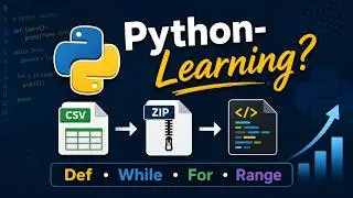 Python-Learning ? File Csv-To-Zip-Def-While-For-Range 