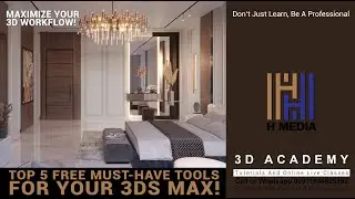 Top 5 Free Must-have Tools For Your 3ds Max! (Malayalam)