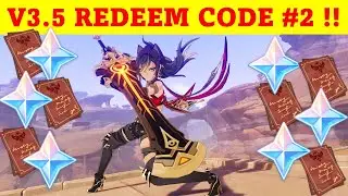V3.5 Redeem Code #2: LA9C3RHPPHQH !! | 60 Primogems + 5 Adventurer's Experience | Genshin Impact