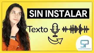 Cómo convertir TEXTO en AUDIO 📢 Pasar Texto a Voz GRATIS