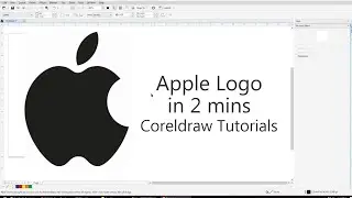 Corel Draw पर IPhone Apple का logo Design कैसे बनाते हैं? || How to create IPhone logo in Coreldraw.