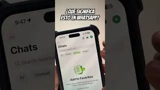 ¿QUÉ SIGNIFICA ESTO EN WHATSAPP? | #Shorts