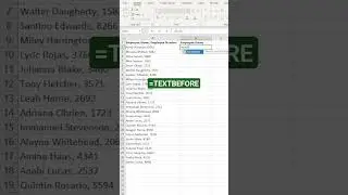 How to use the TEXTBEFORE function in Excel
