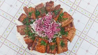 Свиная грудинка на решетке на мангале. Мужская закуска на 23 февраля!!!