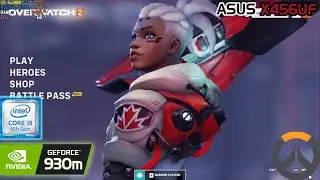 Overwatch 2 | Asus X456U (Intel i5-6200u + Nvidia 930m) Benchmark.