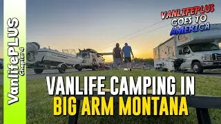 Vanlife Camping in America 🇺🇸  trying to beat the HEAT & Visiting Polson