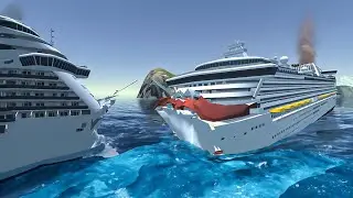 Cruise ship suffers MAJOR DAMAGE after COLLISION | Cruise Ship Handling