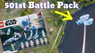 I DROPPED A LEGO SET FROM 400 FEET!!
