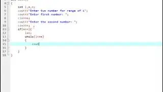 How to print numbers between two numbers in c++