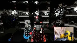 DALEK REACTS Transformers Autobots vs Blitzwing STOP MOTION EPIC battle