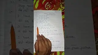 Present perfect tense, negative sentence