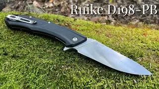 Ruike D198-PB folding knife is large and lightweight