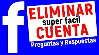 Como ELIMINAR MI CUENTA de FACEBOOK