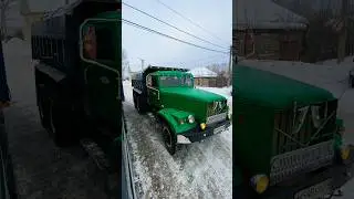 Этот уникальный грузовик можно увидеть на дорогах г.АША 👍