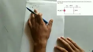 دوائر التيار المتناوب Ac circuit امثلة على نظرية نورتن Thevenin and Norton theorm part 3