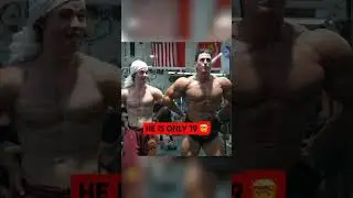 He’s only 19 … 🤯 #aesthetic #gym
